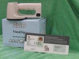 We use Avid equipment to scan for microchips and offer free pet ID cards for pets who have had their annual wellness exam and are up-to-date on all vaccines We use Avid equipment to scan for microchips and offer free pet ID cards for pets who have had their annual wellness exam and are up-to-date on all vaccines