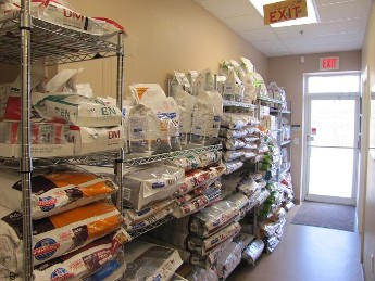 a picture of our nutrition center in our waiting area