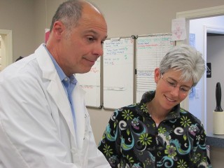 Dr. Jim and Dr. Wood review charts