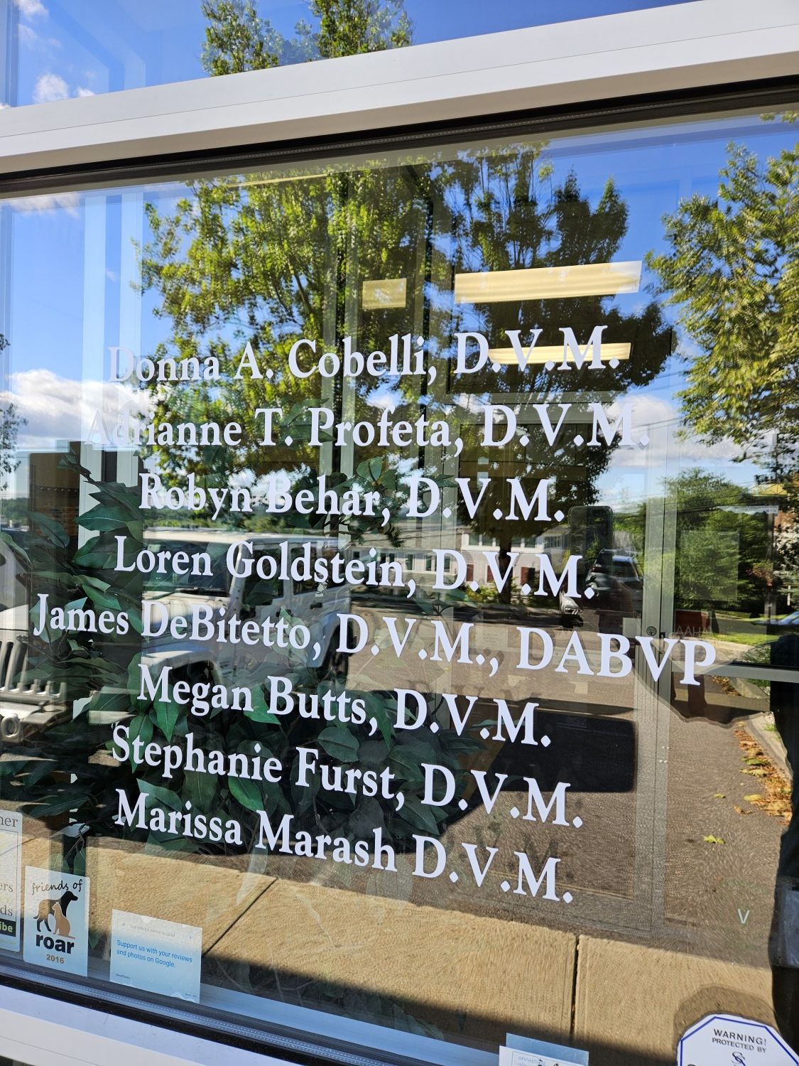 Doctors Names Listed on Door Doctors Names Listed on Door